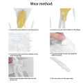Men Urinal Male Urination Device Funnel Urine Bag for Elderly Bedridden Patient 1000ml. 