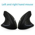 New Style Right Hand Fifth Generation Vertical Wireless Mouse | PC&Game Ergonomic Design Mouse Battery Version. 
