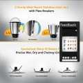 Super Crest Blender 1000W High Performance Power Blender for Kitchen Professional Blender Smoothies Mixer Maker 3in1 With 1.5L Jug And 800ml Chopper & 400 Grinder Power Full Motor Easy To Operate or Clean and Safety & Long Service Life, for ice Crushing,|. 