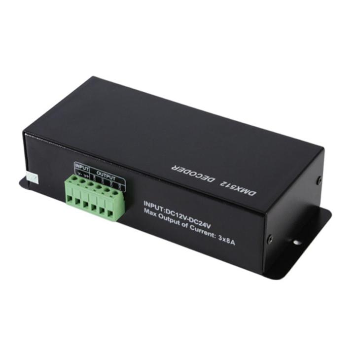 3CH DC12-24V RGBW DMX 512 Decoder LED Controller RGB LED DMX512 Decoder, DMX512-3CH