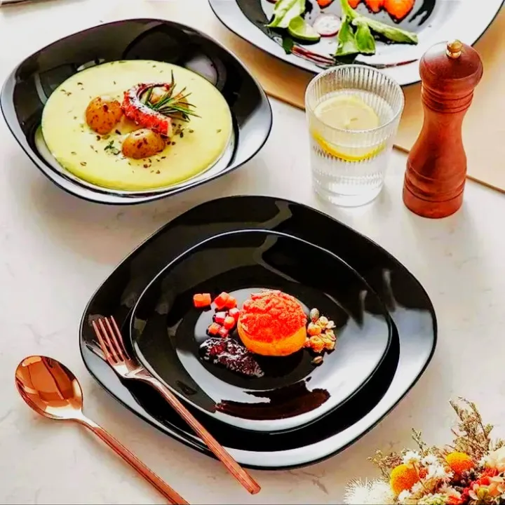 Elegant%20Black%20Marble%20Dinner%20Plates%20Set,%206x8"/6x9"/6x11"%20-%20Premium%20Design,18-Piece%20High-Quality%20Marble%20Tableware%20-%20Image%205