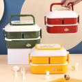 Portable Double Layer Lunch Box For Kids Lunch Box Picnic Bento Box Microwave Food Box With Compartment Storage Food Container. 