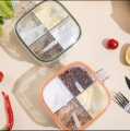 4 in 1 Partition Kitchen Seasoning Box Masala Box Set 4 Grid Portion Spice Rack Kitchen Storage 4 Compartments Salt Box Achar Jar Dry Friut Box Soup Spics Home Well Best Use For Home And Kitchen Condiment Storage  Nida Bukhari. 