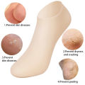 1 Pair Silicone Exfoliating Socks & Gloves Anti Slip Foot & Hand Spa Mask Hands Protective Gloves Prevents Dryness for Feet/Hand Care. 