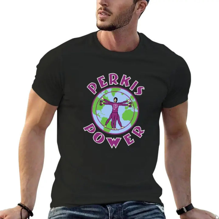 New Perkis power T-shirt plus size tops sweat shirt summer top boys animal print shirt Plain White T shirts men