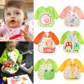 Cute Baby Bibs Waterproof Long Sleeve Apron Children Feeding Smock Bib Burp Painting Drawing Soft Toddler Clothing Bandana Bibs. 