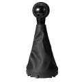 Motor 6 Speed Manual Leather Gear Shift Stick Knob for Mini Cooper F54 F55 F56 F57 F60 (Black). 