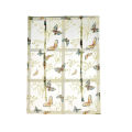 Roman Blind Flower Pattern Elegant Window Curtain for Home. 