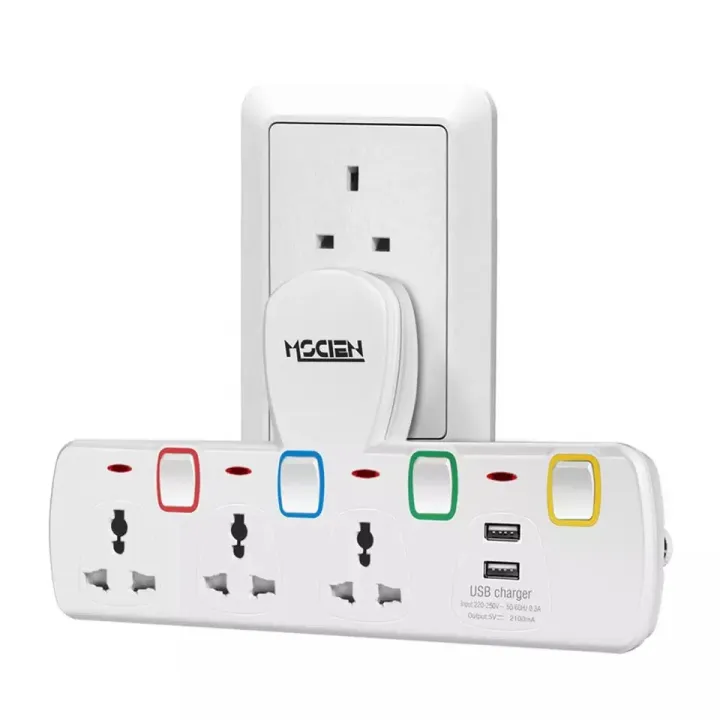 Mscien%203%20Way%20Plug%20Extension%20with%202%20USB%20Multiplug%20Wall%20Socket%20Extension%20with%20Individually%20Switches%20and%20Neon%20Indicators%2013Amp%20Exte%20By%20AWC%20-%20Image%207