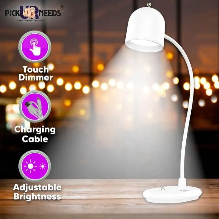 360° Flexible Study Touch Lamp | Dimmable LED Desk Light with ...