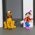 9-11 cm Disney Cartoon large Minnie Mickey Mouse Figures toys set Goofy Wedding cake decoration Action Wedding gift. 