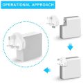 Duckhead Power Adapter Replacement for Apple MacBook, Macbook Air 11" Pro 13, 15, 17, MagSafe1, Magsafe2, iPhone, iPad, iPod – Premium Quality Duck head UK 3-Pin AC Adapter Plug. 