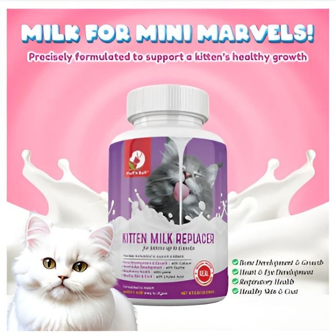 Kitten Milk Replacer Fluff n Buff Milk Replacer Made With Real Milk ...