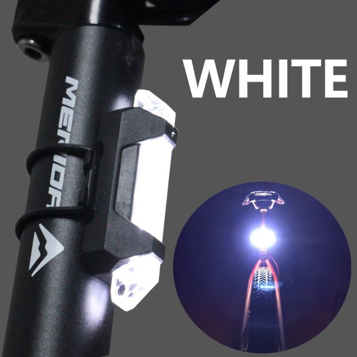 COD Ready Stock Bicycle Light USB Charging ilaw Sa Bike Tali light Blinker Bikes