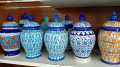 Blue Pottery Chinese Jars / Ginger Jar / Pickle Jar. 