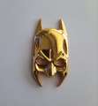 Batman Skull Costume Metal Logo Monogram Emblem Self Adhesive for Car Motorcycle. 