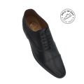 Sole in Box Imported Black Leather Oxford Shoes. 