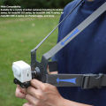 Mobile Phone Chest Strap Holder Mobile Phone Chest Mount Harness Strap 360 Degree Rotation Ball Head Adjustable Buckles for Video Recording. 