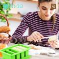 Durable Butter Mold Food-grade Silicone Butter Mold with Airtight Lid Homemade Butter Making Mould for Refrigerator Storage Kitchen Supplies. 