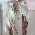 3 tola Mukesh wire/ Badla work/ Kamdani work silver golden embroidery sewing craft 75yard/ needle Aar Mukaish. 
