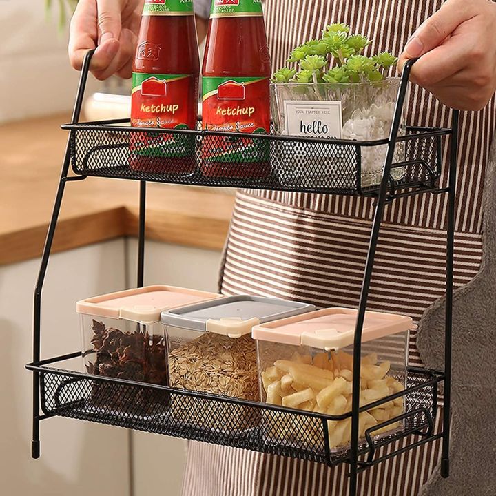 2%20Tier%20Spice%20rack%20vegetable%20Stand%20Folding%20Metal%20Spice%20Rack%20for%20Kitchen%20Cabinet%20Bottle%20Organizer%20Holder%20for%20Kitchen%20Countertop%20Jars,%20Standing%20Shelf%20Seasoning%20Storage,%20Makeup,%20kitchen%20organizer%20and%20Bathroom%20Organizer%20-%20Image%205