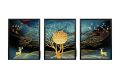 3 Pieces wall art wall decoration frame photo frames for wall picture frames wall decoration for room decoration items home decor items. 