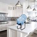 Water Dispenser Stand, Portable Stainless Steel Water Jug Stand  Water Bottle Stand Rack with Water Spouts Dispenser. 