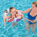 Bestway Disney Cartoon Characters Swimming Ring Beach Inflatable Float Circle Water Fun Round Seat Float For Kids Play In Swimming Pool, Children Sea Adventure Floating Rings, Floatable Essentials Belle, Ariel_, Rapunzel, Snow White, Jasmine, Cinderella. 