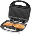 Sencor SSM 9300 White Plastic Sandwich Maker BBQ Waffle Maker 3-in-1, 900W Panini Press Grill and Waffle Iron Set with Removable Non-Stick Plates, Breakfast Sandwich Maker Grill Perfect for Cooking Grilled Cheese, Tuna Melts, Burgers, Steaks and Snacks, |. 