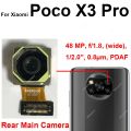 Front Rear Camera For Xiaomi Poco X3 Pro X3 NFC Main Back Front Samll Facing Camera Flex Cable Parts. 