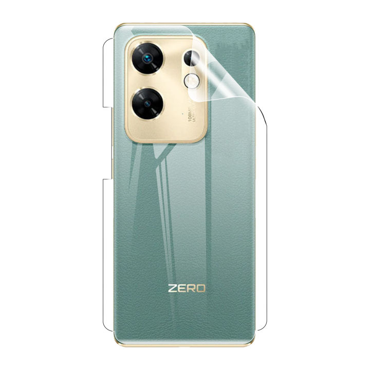 Infinix Zero 30 4G Back Clear Jelly Protector Soft Film Protection Hydrogel Film Back Protector For Zero 30 4G
