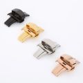Stainless Steel Flip Lock Butterfly Deployment Clasp Watch Deployant Buckle Watch Strap 16mm 18mm 20mm 22mm. 