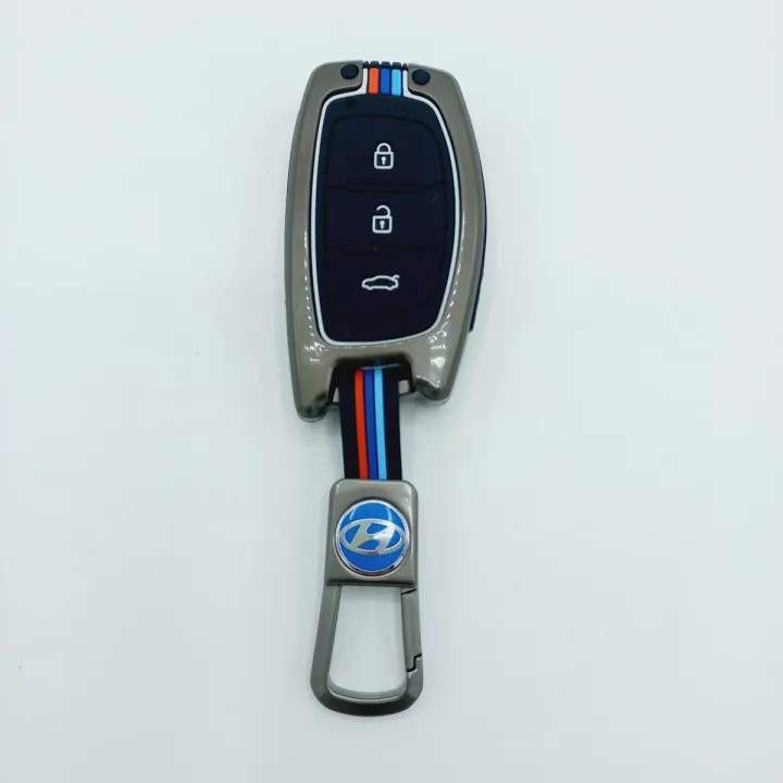 Hyundai%20Tucson%20Key%20Cover%20With%20Metal%20Shell%203-Button%20-%20Image%202