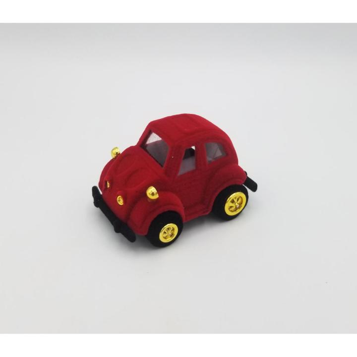 CARS THEME RING HOLDER IN VELVET RED COLOR