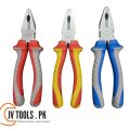 BS Combination Pliers with Soft Grip Handles | Multi-Purpose Plier Tool for Home, Electrical, and Mechanical Use By JV Tools. 