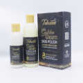 Tahreem Gold Skin Polish 24K Golden Gleam Skin Polish 80gm Powder And 200ml Volume. 