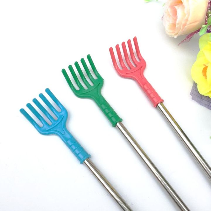 Pack of 1 / Stainless Steel Back Scratcher Khujli Stick Itching Manual Massage Scratcher / Head Scratcher Scalp Massager Back Itching Stick