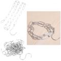Metallic Chain + Hooks Hanging Organizer For Hand Bag. - HBO-1C/12H. 