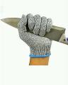 Cut Resistant Gloves Food Grade Level 5 Protection, Safety Kitchen Cuts Gloves for Oyster Shucking, Gardening Fish Garden Fillet Processing, Safe Mandolin Slicing, Meat Cutting and Wood Carving, 1 Pair. 