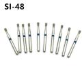 【Aesth Diary Store】Dental Diamantboor Boor Polijsten Smoothing Enkele Omgekeerde Type Tandarts Gereedschap SI-48. 
