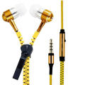 Handsfree in zip_style - Zipper woofer Handsfree For Smartphones - Best Quality Music Sound Handfree - In Ear Phones. 