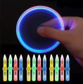 LED Colourful Luminous Spinning Pen Rolling Pen Ball Point Pen Learning Office Supplies Interactive Toy Random Color for Kids. 