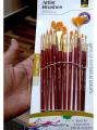 12 pcs Multi shapes Artist Paint Brush Set. 