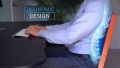 Spark Innovators Comfy Curve - Lumbar Back Support Pillow - Ergonomically Designed. 