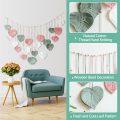 Large Macrame Wall Hanging-Chic Macrame Leaves Tapestry for Bedroom,Living Room,35.5x55.1Inch. 