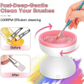 Electric Paint Brush Cleaner Rinse Cup USB Cleaning Washer Rinser Multifunctional Paint Brush Cleaning Tool for Acrylic. 