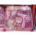 Hairdressing Beauty Set Toys For Girls - 14 Pieces - Pink. 
