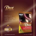 DUE Hair Color Sachet Burgundy 6.0 – For Men and Women - Permanent Color Long Lasting. 