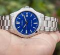 Casio - MTP-1215A-2A2DF  - Stainless Steel Wrist Watch for Men. 
