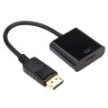 Display-port To HDMI-compatible Adapter Port Converter Male DP to Female HD TV Cable Adapter Video Audio For PC TV. 